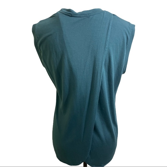 Marine Layer Tulip back Tank Top size Small blue green sleeveless. Supima - Picture 4 of 12
